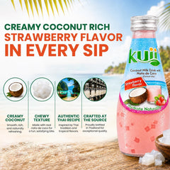 Kuii glass bottle held in hand showing size and portable benefit