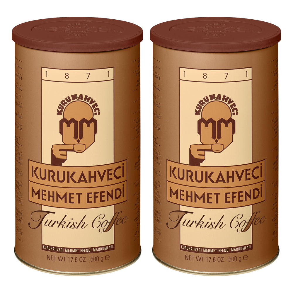 Kurukahveci Mehmet Efendi front packaging showing brand and medium roast