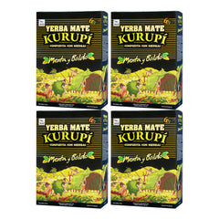 YERBA MATE KURUPI front packaging showing 500g bag and benefits