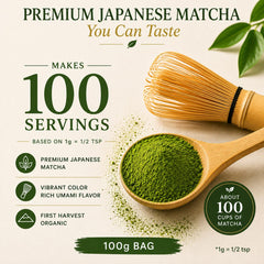 Kyoto Dew Matcha green latte in glass with foam, demonstrating creamy texture and everyday use