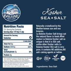 La Baleine salt in a measuring spoon showing portion control benefit