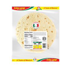 LA BANDERITA close-up of tortilla texture showing soft grain and foldability benefit