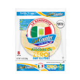 La Banderita front packaging showing 8-inch tortillas and keto benefit