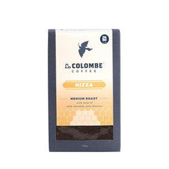 La Colombe front packaging showing brand and flavor, highlights consistency