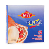 La Fe front packaging showing wafers and convenient portable snacking