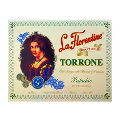La Florentine pistachio torrone front packaging showing brand and weight