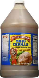 La Lechonera gallon bottle front label showing brand and product for easy identification