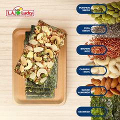 L.A. Lucky Brand individually wrapped bar ready for travel convenience