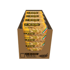 La Moderna front packaging showing 7 oz bag and brand clarity