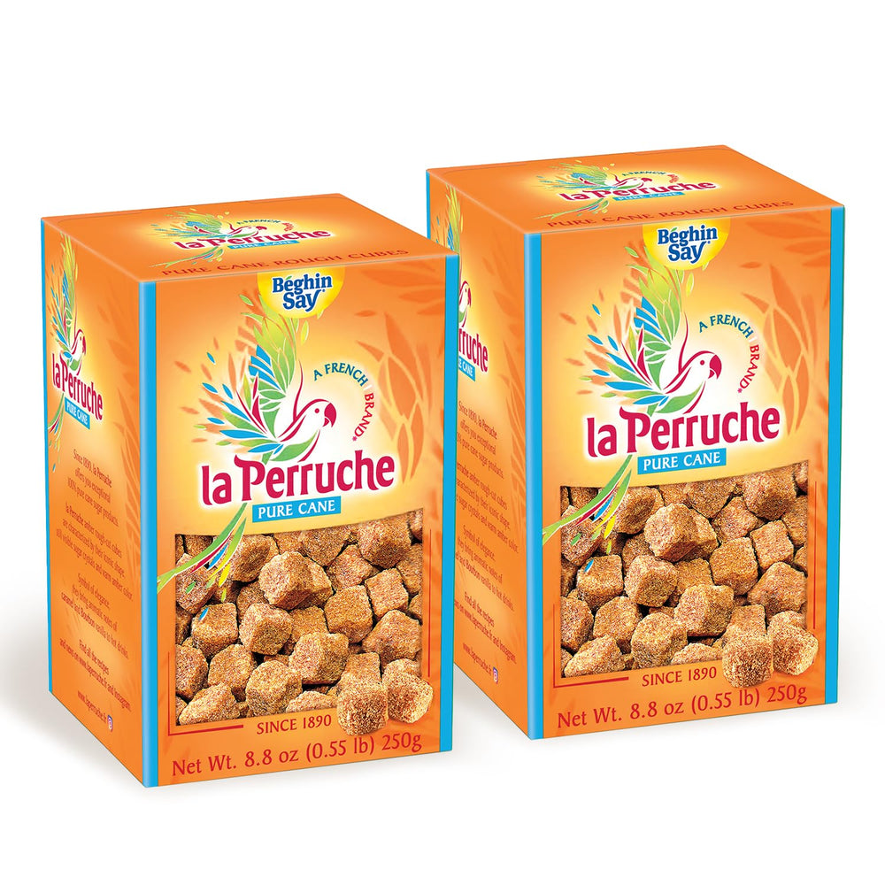 La Perruche front box showing twin 250g packs and clear branding adds premium presentation