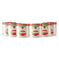 La San Marzano single can label close-up showing origin and helpful preparation icons