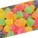 LAETAFOOD front packaging showing 3 lb bag and colorful gum drops for party-ready supply
