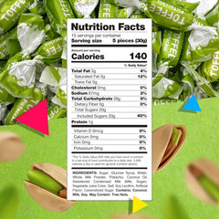 LAETAFOOD individually wrapped toffees displayed for hygienic portioning and sharing benefit
