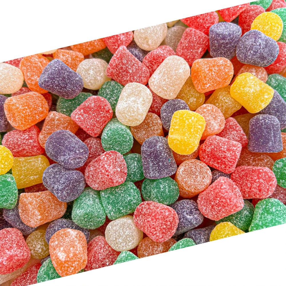 LAETAFOOD front packaging showing 3 lb bag and colorful gumdrops for bulk use