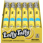 Laffy Taffy front packaging showing 24-count and banana ropes for easy sharing