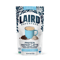 Laird Superfood front packaging bag showing label and benefits for quick reference