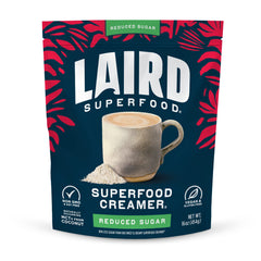 Laird Superfood front packaging showing bag and branding, clear product identity and convenience