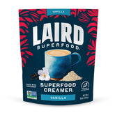 Laird Superfood front pouch showing product branding and 16 oz bag — clear packaging benefit