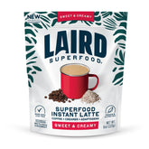 Laird Superfood front pouch showing branding and pack size for quick identification and convenience