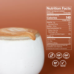 Laird Superfood scooping spoon with powder highlighting quick preparation convenience