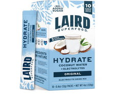 Laird Superfood front packaging showing Original hydrate sticks for easy identification and portability
