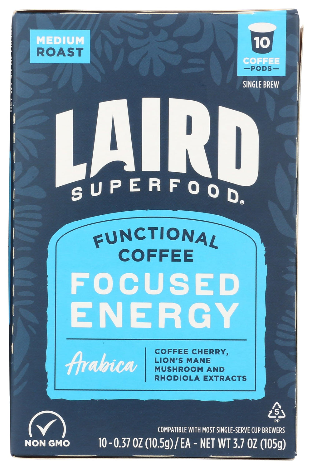 Laird Superfood K-Cup front packaging showing pod box and quick convenience