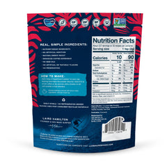 Laird Superfood label closeup highlighting vanilla and coconut ingredients for ingredient clarity