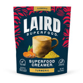 Laird Superfood front packaging showing turmeric coconut bag for easy identification