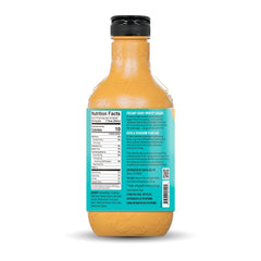 Lakanto caramel pour closeup illustrating smooth texture and easy drizzle