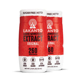 Lakanto front packaging showing bottle and label, highlighting convenience