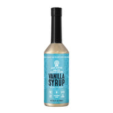 Lakanto vanilla syrup front label showing brand and bottle for clear recognition and quick selection