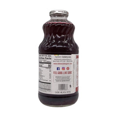Close-up of Lakewood cranberry juice texture showing deep color and full-bodied flavor