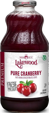 Lakewood front packaging showing 32 oz glass bottle and product name for clear identification