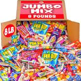 Lalees front packaging showing 8 lb bulk mix and clear branding for parties