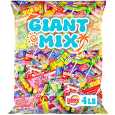 Lalees front packaging showing 4 lb bulk bag and party-ready appeal