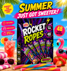 Lalees Rocket Ropes single unwrapped rope showing easy portioning