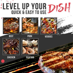 Lane's rub on salmon in hot pan creating dark crust and flavor boost