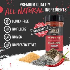 Lane's spooned pile of rub showing texture and coarse grind for even crust