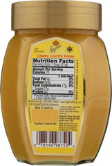 Langnese creamy honey close texture showing spreadability and consistent creaminess
