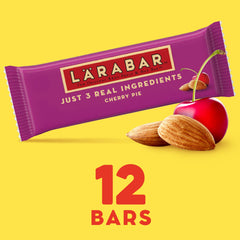 LÄRABAR unwrapped Cherry Pie bar showing chewy fruit and nut profile