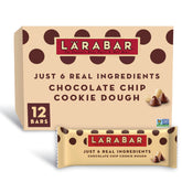 LÄRABAR front box packaging showing Chocolate Chip Cookie Dough benefits