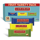 LÄRABAR front packaging showing the 18-count variety box and branding benefit