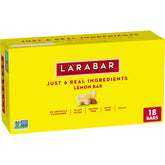 LÄRABAR front box showing lemon bars and packaging benefits