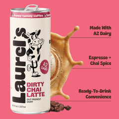 Laurel's close-up pour showing creamy texture and appealing foam