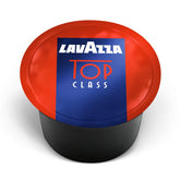 Lavazza capsule box front view showing branding and 100 count benefit