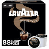 Lavazza box front packaging showing count and roast for convenience