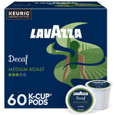 Lavazza box front view showing brand and pack count, convenient supply