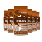 Lavazza Crema e Aroma front packaging showing 2.2 lb bag and branding for easy shelf recognition