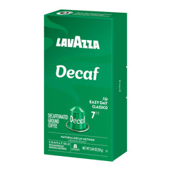 Lavazza close-up of aluminum capsule texturing for reliable extraction benefit