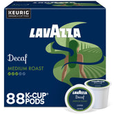 Lavazza front packaging showing 88-count box and Italian branding for convenience